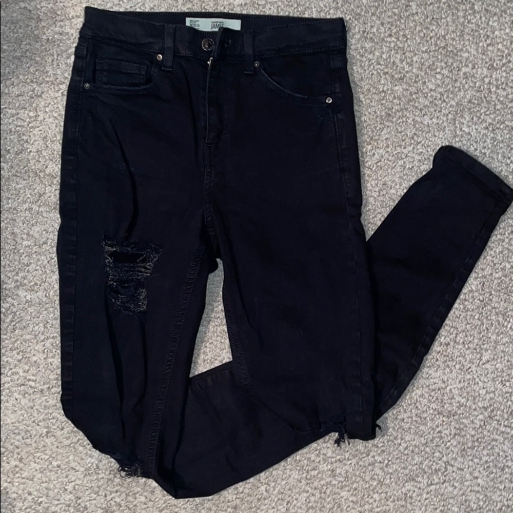 Topshop Moto Jamie ripped jeans
